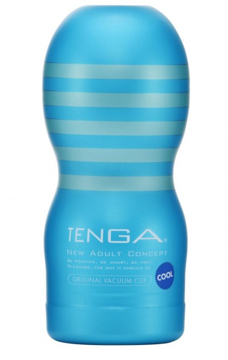 Мастурбатор с охлаждающей смазкой TENGA Original Vacuum Cup Cool - Tenga - в Нижневартовске купить с доставкой