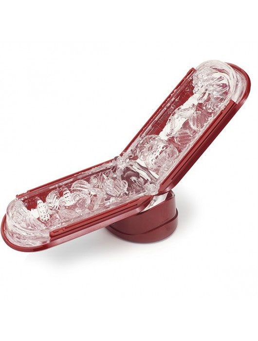 Красный мастурбатор Flip Zero Red   Warmer с подогревом - Tenga - в Нижневартовске купить с доставкой