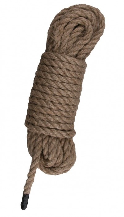 Пеньковая веревка для связывания Hemp Rope - 5 м. - Easy toys - купить с доставкой в Нижневартовске