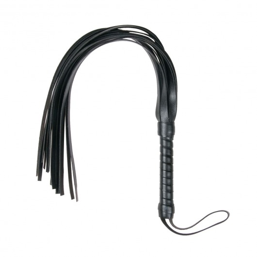 Черный флоггер Flogger Whip - 46 см. - Easy toys - купить с доставкой в Нижневартовске