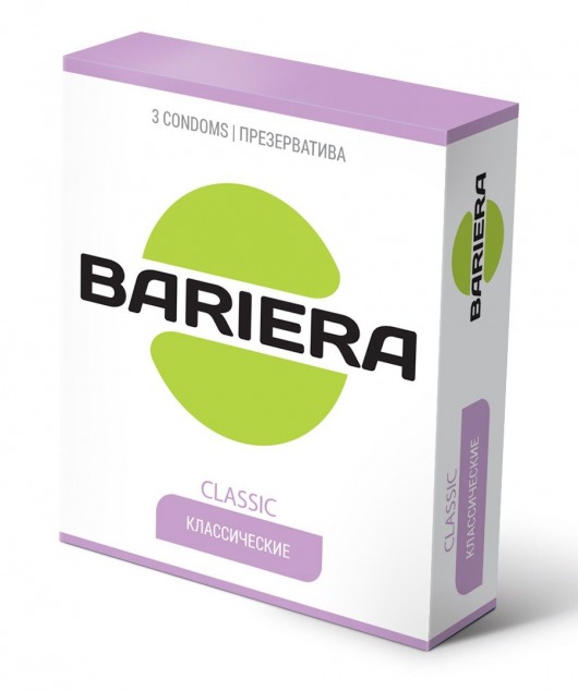 Классические презервативы Bariera Classic - 3 шт. - Bariera - купить с доставкой в Нижневартовске