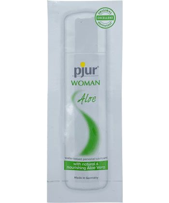 Лубрикант на водной основе pjur WOMAN Aloe - 2 мл. - Pjur - купить с доставкой в Нижневартовске