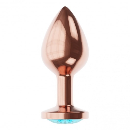 Пробка цвета розового золота с малиновым кристаллом Diamond Topaz Shine L - 8,3 см. - Lola Games - купить с доставкой в Нижневартовске