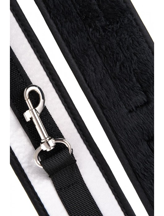 Серебристо-черные наручники Anonymo - ToyFa - купить с доставкой в Нижневартовске