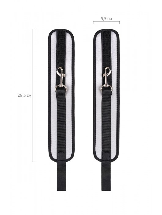 Серебристо-черные оковы Anonymo - ToyFa - купить с доставкой в Нижневартовске