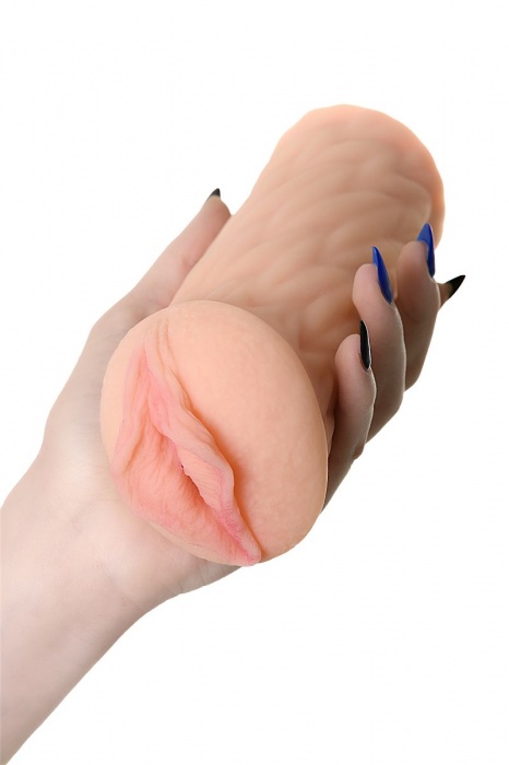 Телесный реалистичный мастурбатор-вагина Elegance.005 с вибрацией - KOKOS - в Нижневартовске купить с доставкой
