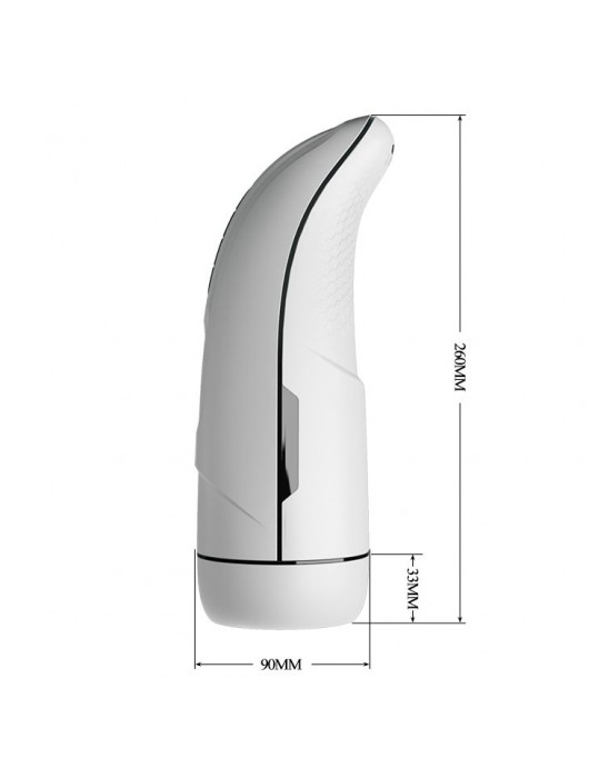 Вибромастурбатор Marissa с функцией нагрева и подвижным язычком - Baile - в Нижневартовске купить с доставкой