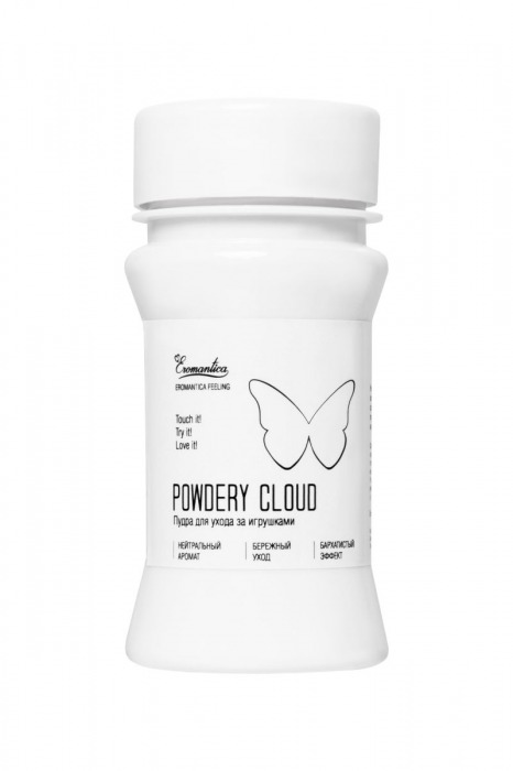 Пудра для ухода за игрушками Powdery Cloud с нейтральным ароматом - 40 гр. - Eromantica - купить с доставкой в Нижневартовске