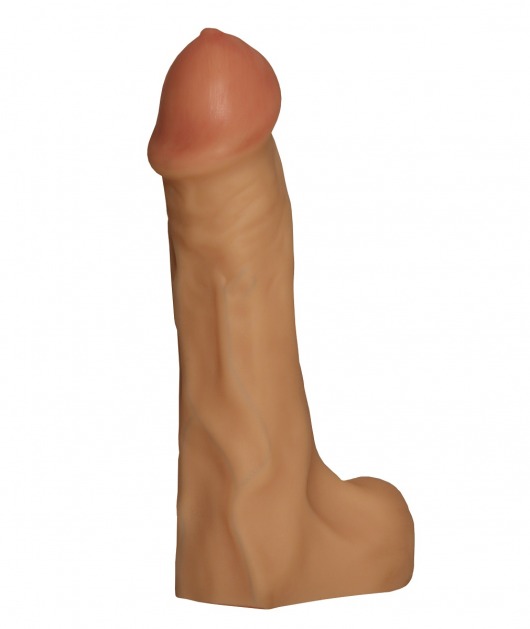 Реалистичная насадка для трусиков Harness с плугом - 21 см. - Джага-Джага - купить с доставкой в Нижневартовске