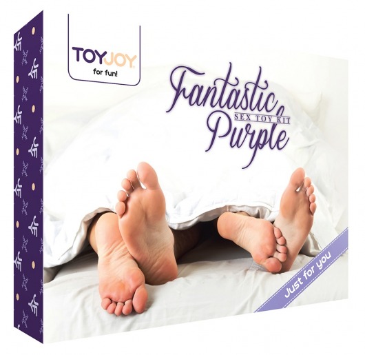 Эротический набор FANTASTIC PURPLE SEX TOY KIT - Toy Joy - купить с доставкой в Нижневартовске
