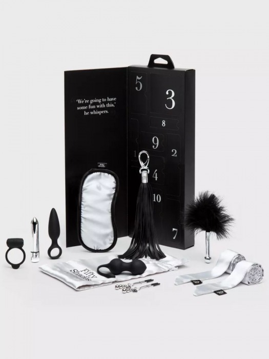 Эротический набор Pleasure Overload 10 Days of Play Gift Set - Fifty Shades of Grey - купить с доставкой в Нижневартовске