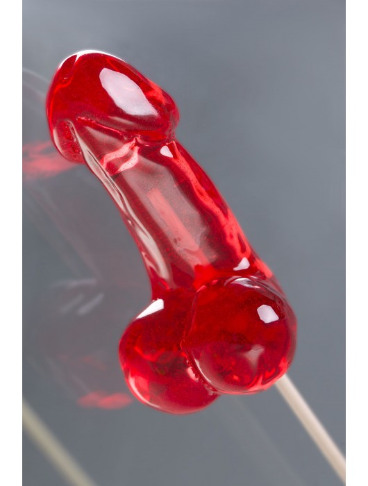 Красный леденец в форме фаллоса со вкусом виски - Sosuчki - купить с доставкой в Нижневартовске