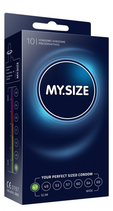 Презервативы MY.SIZE размер 47 - 10 шт. - My.Size - купить с доставкой в Нижневартовске