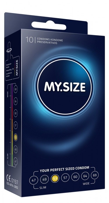 Презервативы MY.SIZE размер 53 - 10 шт. - My.Size - купить с доставкой в Нижневартовске