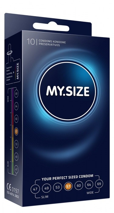 Презервативы MY.SIZE размер 57 - 10 шт. - My.Size - купить с доставкой в Нижневартовске