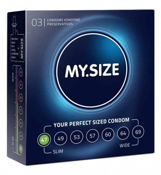 Презервативы MY.SIZE размер 47 - 3 шт. - My.Size - купить с доставкой в Нижневартовске