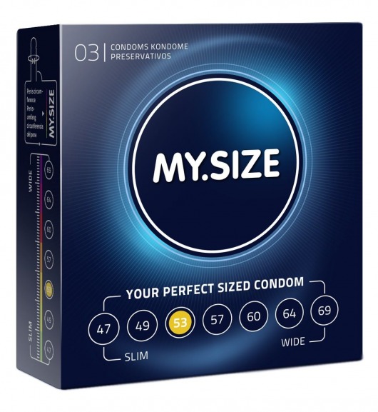 Презервативы MY.SIZE размер 53 - 3 шт. - My.Size - купить с доставкой в Нижневартовске