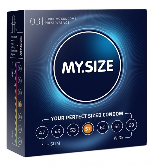 Презервативы MY.SIZE размер 57 - 3 шт. - My.Size - купить с доставкой в Нижневартовске