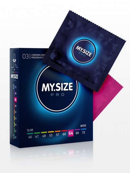 Презервативы MY.SIZE размер 64 - 3 шт. - My.Size - купить с доставкой в Нижневартовске