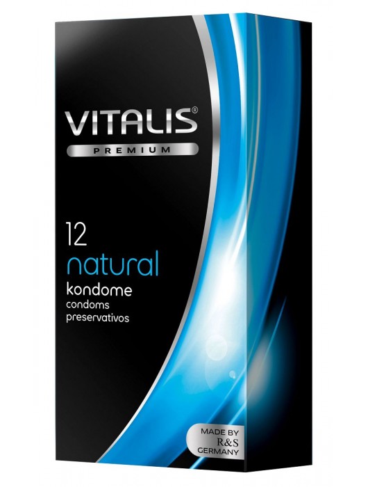Классические презервативы VITALIS PREMIUM natural - 12 шт. - Vitalis - купить с доставкой в Нижневартовске