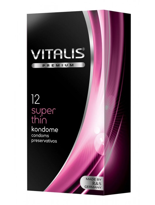 Ультратонкие презервативы VITALIS PREMIUM super thin - 12 шт. - Vitalis - купить с доставкой в Нижневартовске
