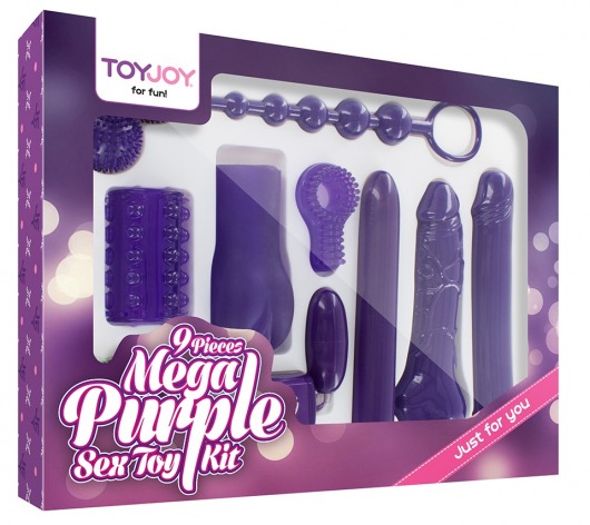 Эротический набор Toy Joy Mega Purple - Toy Joy - купить с доставкой в Нижневартовске