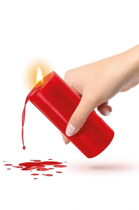 Красная низкотемпературная свеча для ваксплея - Fetish Tentation - купить с доставкой в Нижневартовске