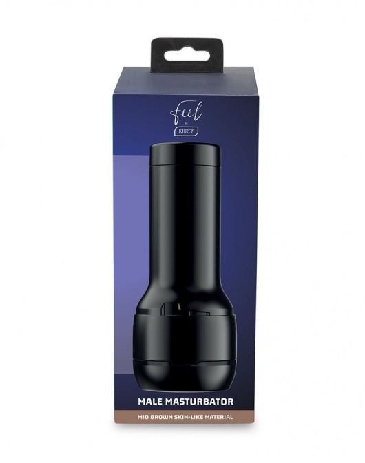 Коричневый мастурбатор-вагина Feel Stroker - Kiiroo - в Нижневартовске купить с доставкой
