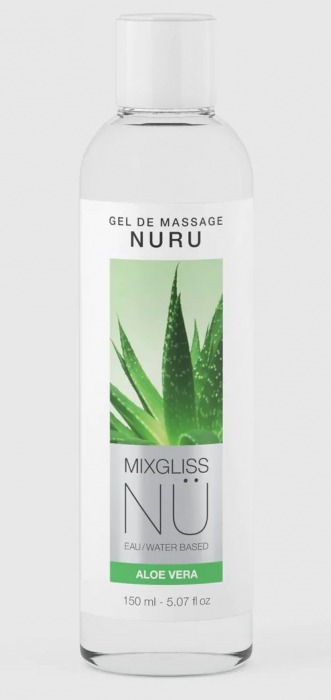 Массажный гель на водной основе Mixgliss NU Aloe Vera - 150 мл. - Strap-on-me - купить с доставкой в Нижневартовске