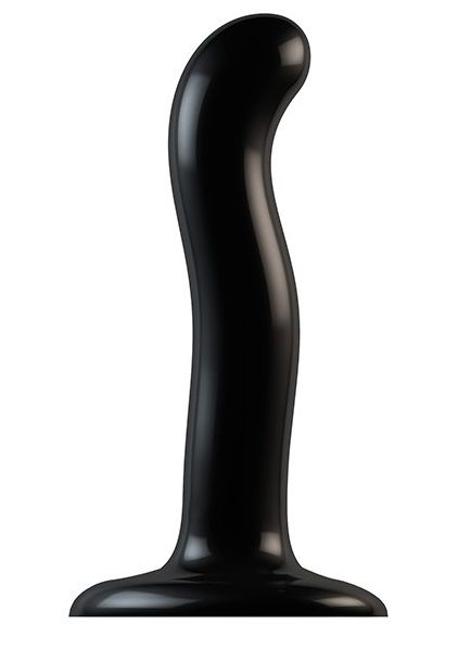 Черный фаллоимитатор-насадка Strap-On-Me P G spot Dildo size S - 16,4 см. - Strap-on-me - купить с доставкой в Нижневартовске