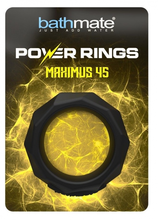 Черное эрекционное кольцо Maximus 45 - Bathmate - в Нижневартовске купить с доставкой