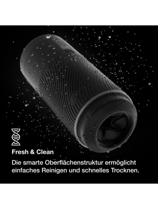 Черный мастурбатор с контролем всасывания Arcwave Pow Stroker - Arcwave - в Нижневартовске купить с доставкой