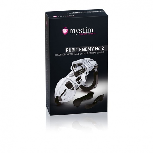 Пояс верности Pubic Enemy №2 с электростимуляцией уретры - MyStim - купить с доставкой в Нижневартовске