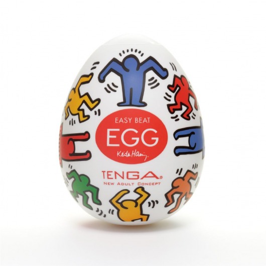 Мастурбатор-яйцо Keith Haring EGG DANCE - Tenga - в Нижневартовске купить с доставкой