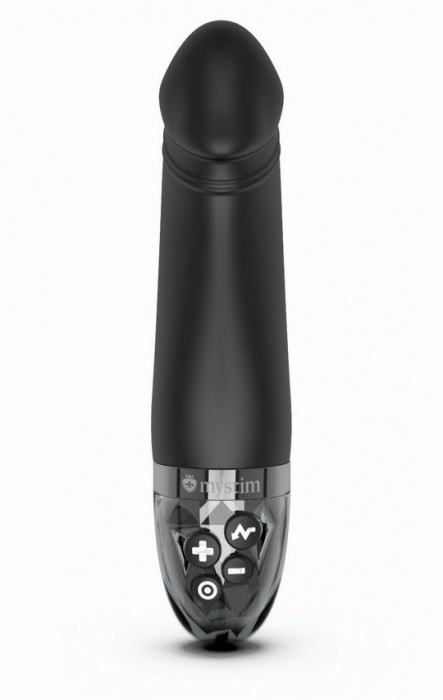 Черный вибратор с электростимуляцией Real Deal Neal - 16,5 см. - MyStim - купить с доставкой в Нижневартовске