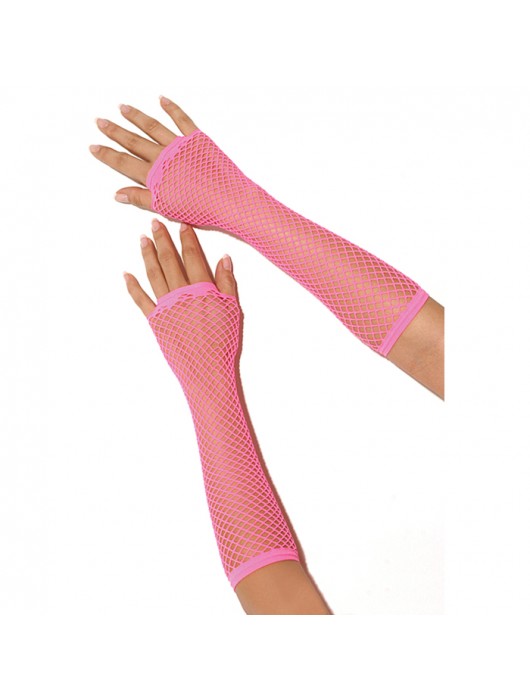 Длинные перчатки в сетку - Electric Lingerie купить с доставкой