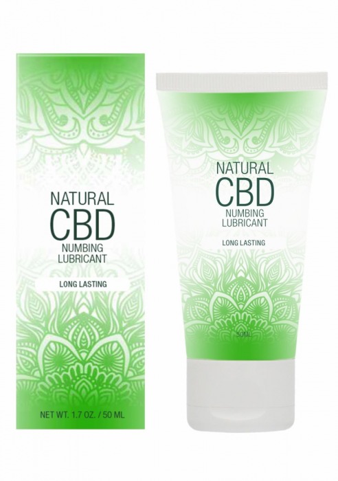 Лубрикант с пролонгирующим эффектом Natural CBD Numbing Lubricant - 50 мл. - Shots Media BV - купить с доставкой в Нижневартовске