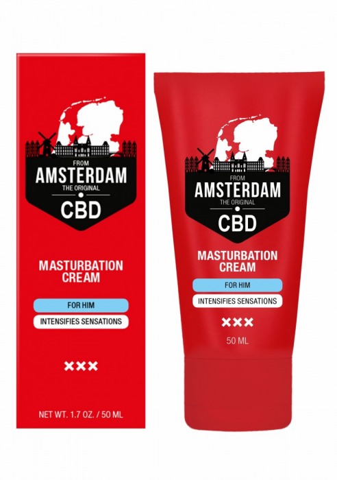 Крем для мастурбации для мужчин CBD from Amsterdam Masturbation Cream For Him - 50 мл. - Shots Media BV - купить с доставкой в Нижневартовске