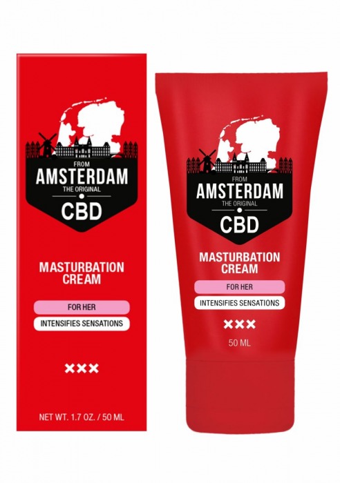 Крем для мастурбации для женщин CBD from Amsterdam Masturbation Cream For Her - 50 мл. - Shots Media BV - купить с доставкой в Нижневартовске