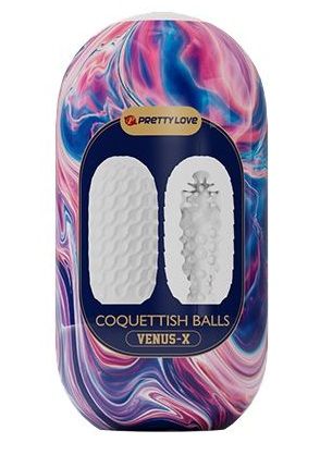 Мастурбатор в форме яйца Coquettish Balls - Baile - в Нижневартовске купить с доставкой