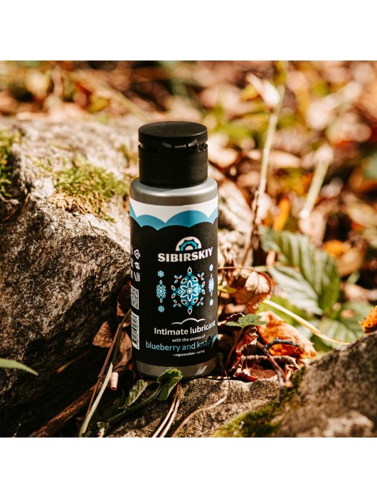 Пролонгирующий интимный лубрикант SIBIRSKIY с ароматом черники и василька - 100 мл. - Sibirskiy - купить с доставкой в Нижневартовске