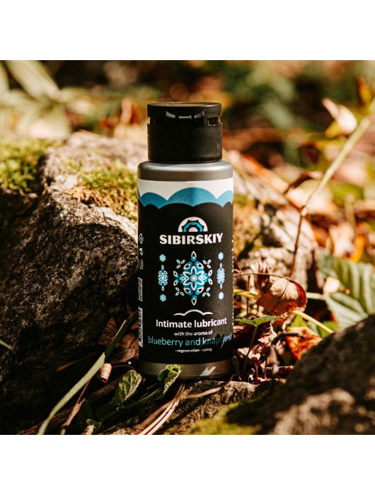 Пролонгирующий интимный лубрикант SIBIRSKIY с ароматом черники и василька - 100 мл. - Sibirskiy - купить с доставкой в Нижневартовске