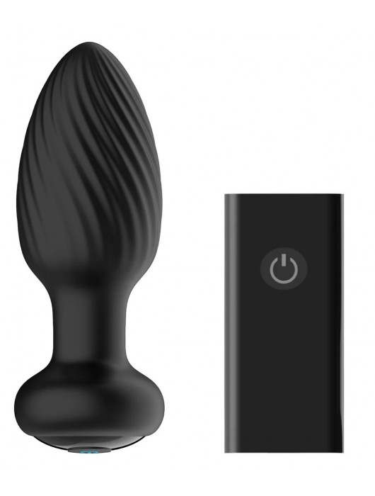 Черная анальная вибровтулка Nexus Tornado - 9,8 см. - Nexus Range