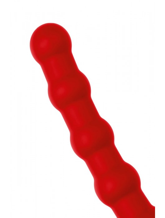 Красная насадка на пенис для двойного проникновения - 19,5 см. - ToyFa - купить с доставкой в Нижневартовске