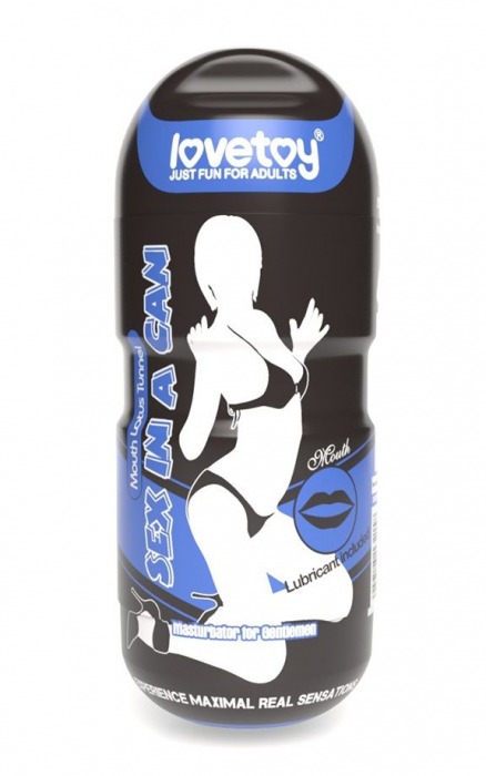 Мастурбатор-ротик с вибрацией Sex In A Can Mouth Lotus Tunnel - Lovetoy - в Нижневартовске купить с доставкой