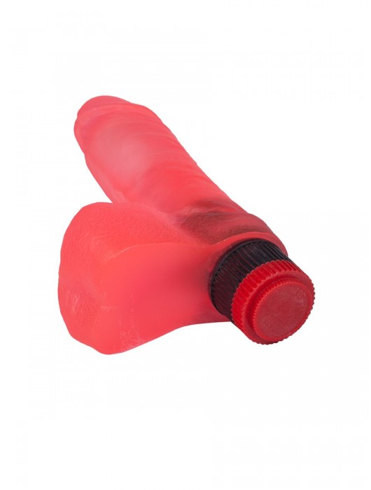 Розовый вибромассажёр в форме фаллоса - 16 см. - LOVETOY (А-Полимер)