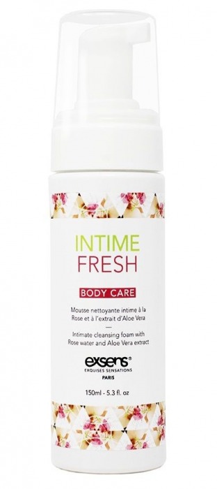 Органическая интимная очищающая пенка Intime Fresh - 150 мл. - Exsens - купить с доставкой в Нижневартовске Органическая интимная очищающая пенка Intime Fresh - 150 мл. - Exsens - купить с доставкой в Нижневартовске