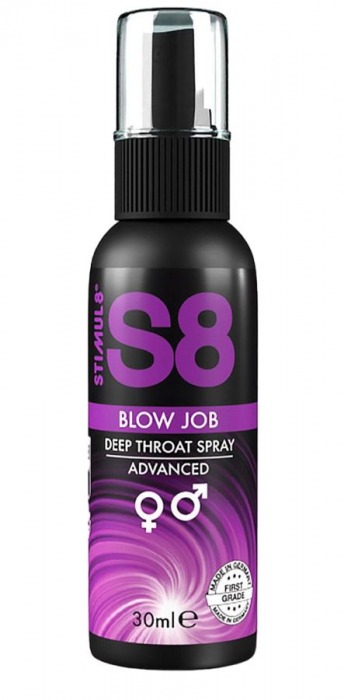 Лубрикант для орального секса S8 Deep Throat Spray - 30 мл. - Stimul8 - купить с доставкой в Нижневартовске