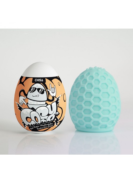 Аквамариновый мастурбатор-яйцо Male Tickler Masturbator - Chisa - в Нижневартовске купить с доставкой