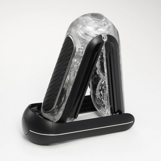 Черный мастурбатор Tenga Flip Zero Gravity с вибрацией - Tenga - в Нижневартовске купить с доставкой